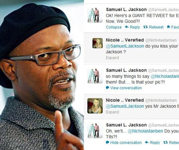 Samuel L. Jackson do fanki: "KARMISZ TYMI CYCKAMI BEZDOMNYCH?"