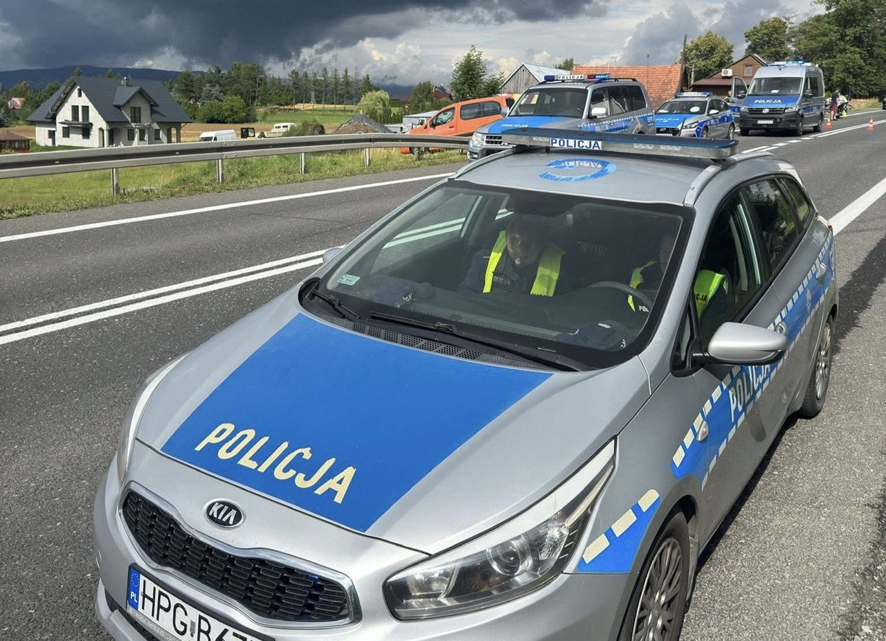 Tragiczny wypadek na Podhalu. Nie żyje 16-latek. Policja poszukuje sprawcy