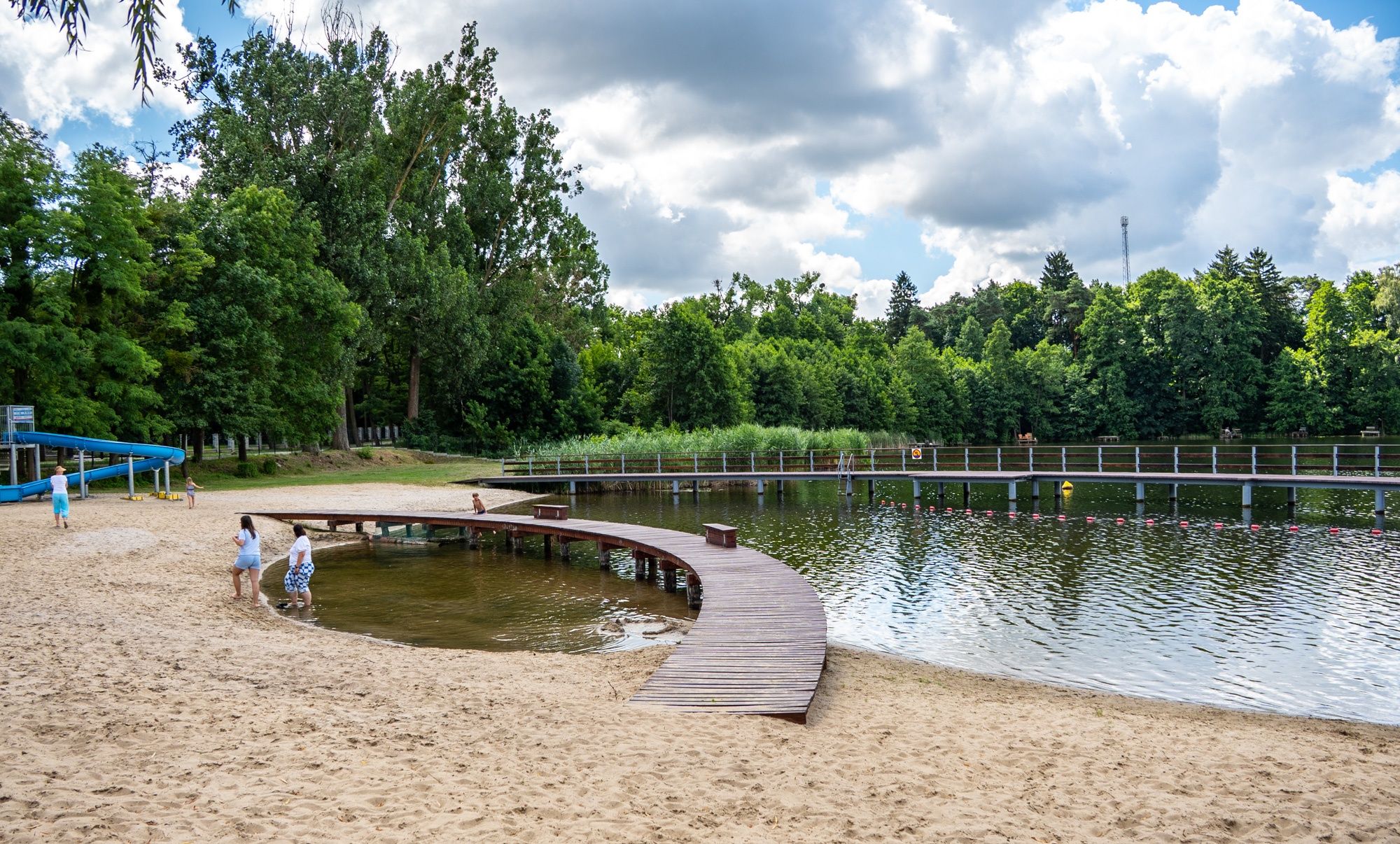Szamocin, Plaża Miejska, rekreacja, lato 2026