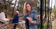 "Grzybiara" Małgorzata Rozenek wypatruje najlepszych okazów podczas rodzinnej wyprawy do lasu (ZDJĘCIA)