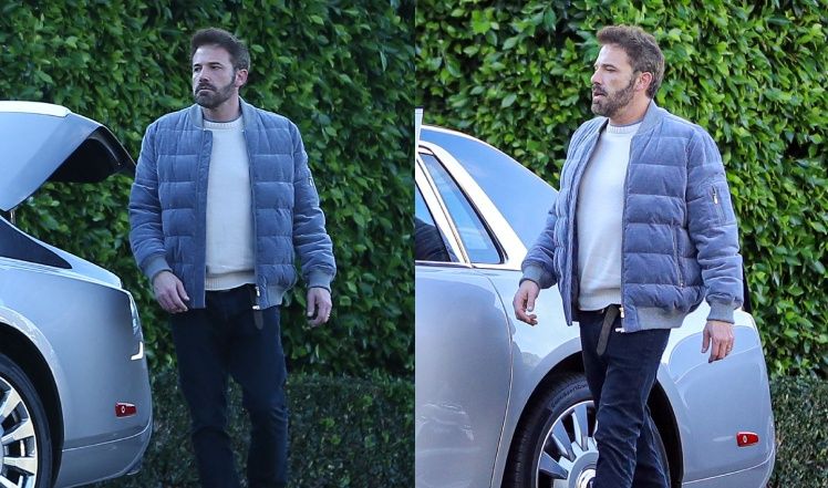 Ben Affleck i Jennifer Lopez odwożą dzieci do szkoły