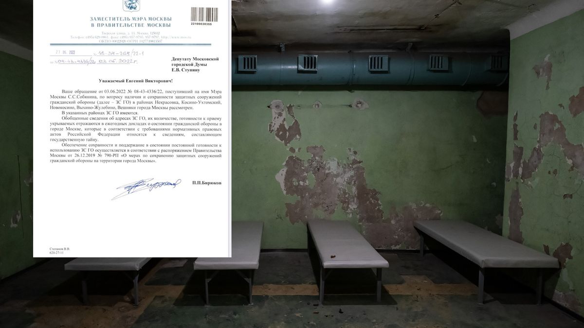 Władze Moskwy odmówili podania informacji na temat schronów 