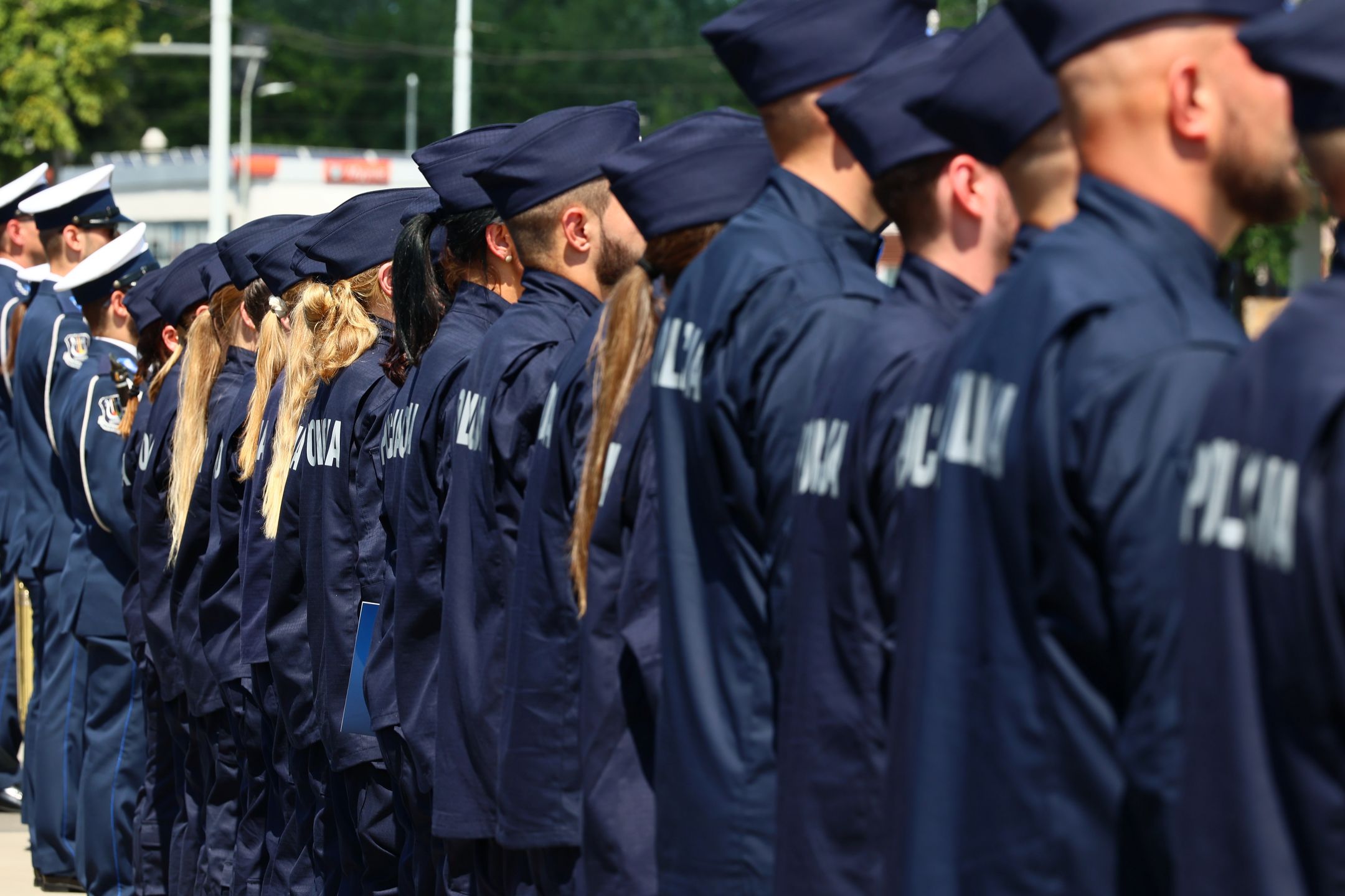 Ślubowanie nowych funkcjonariuszy w Policji