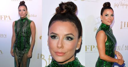 Cannes 2019: Połyskująca Eva Longoria podbija canneńskie salony w stroju kobiety-gada