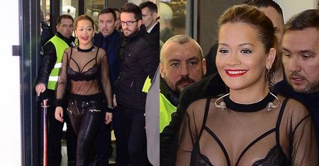 Rita Ora promuje bieliznę w centrum handlowym w Warszawie (ZDJĘCIA)