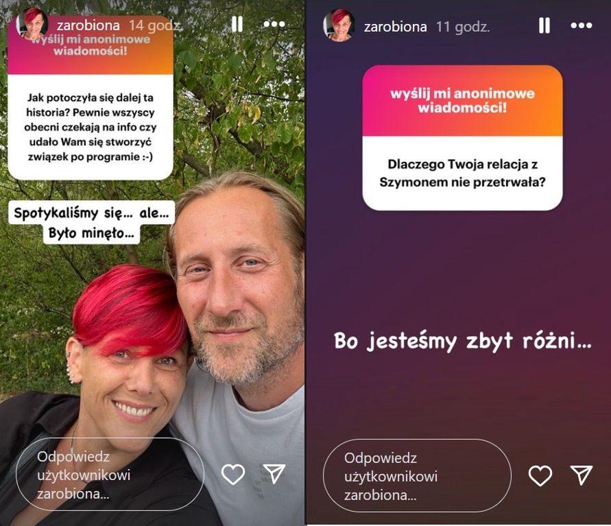 Wpis Moniki Soliszko na Instagramie