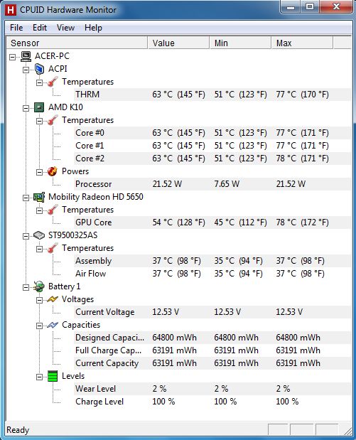 Acer Aspire 5625G - test niedrogiego triple-core [część 2] 10