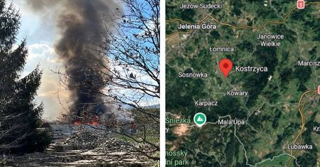 Pożar na składowisku odpadów. Strażacy dogaszają ogień
