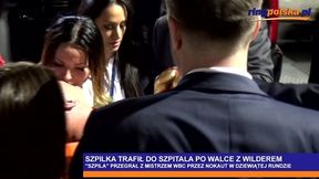 Szpilka w drodze do szpitala