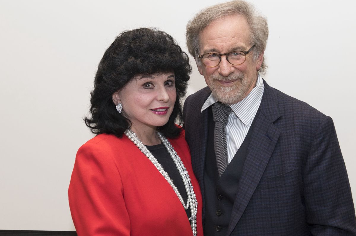 Yola Czaderska-Hayek i Steven Spielberg