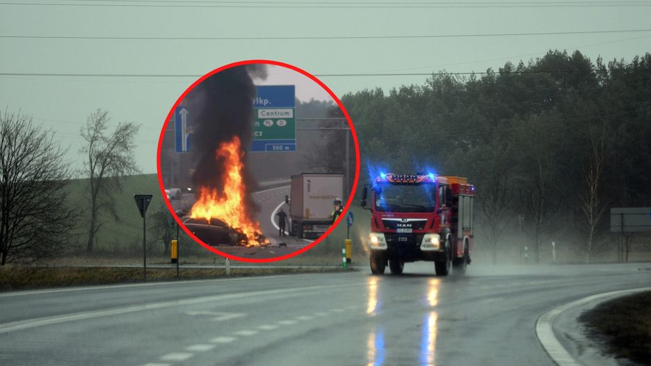 Cztery osoby zostały ranne w poważnym wypadku na A6