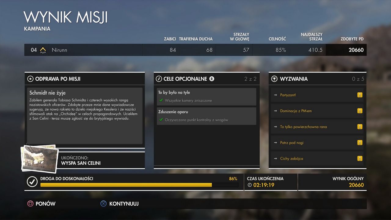 Sniper Elite 5 - porównanie odprawy po misji ze Sniper Elite 4
