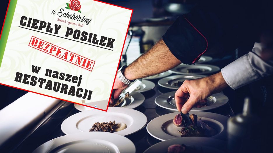 Jasło. Restauracja oferuje bezpłatne posiłki swoim klientom.