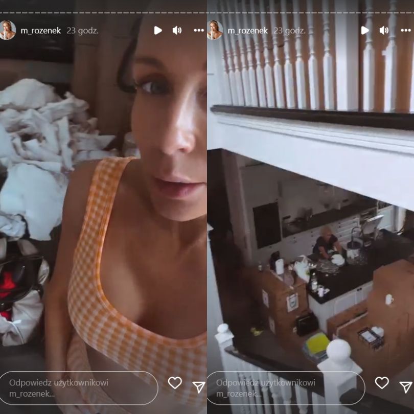 Małgorzata Rozenek relacjonuje przeprowadzkę do nowej willi