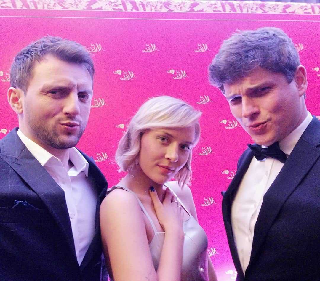 Arkadiusz Smoleński,  Iga Krefft i Tomas Kollarik