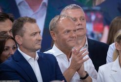 Czemu Tusk wyszedł z wieczoru wyborczego? "Miał świadomość"