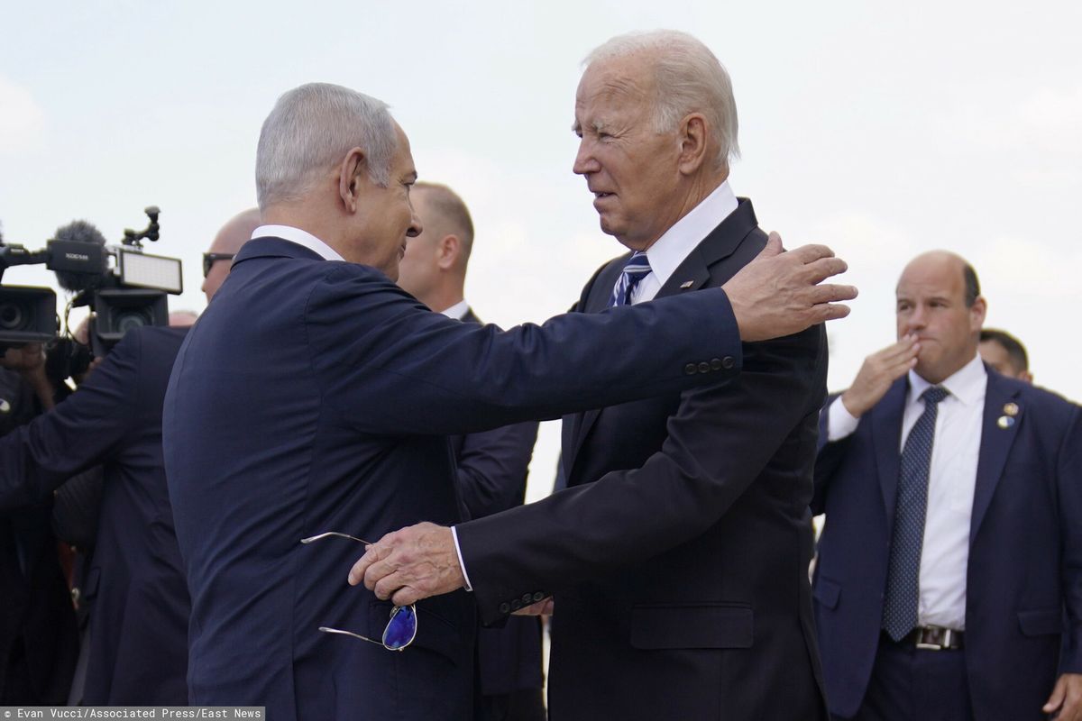 Joe Biden przyleciał do Izraela