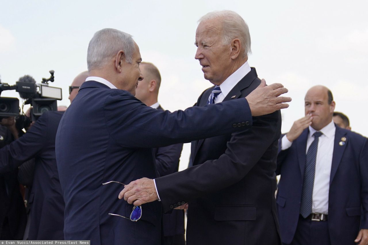 Joe Biden flew to Israel.