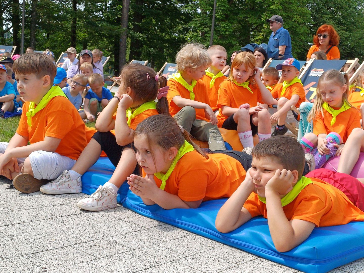 Na terenach zielonych Centrum Kreatywności Pałacyk podsumowano projekt &#34;Kreatywne Przedszkolaki&#34;,