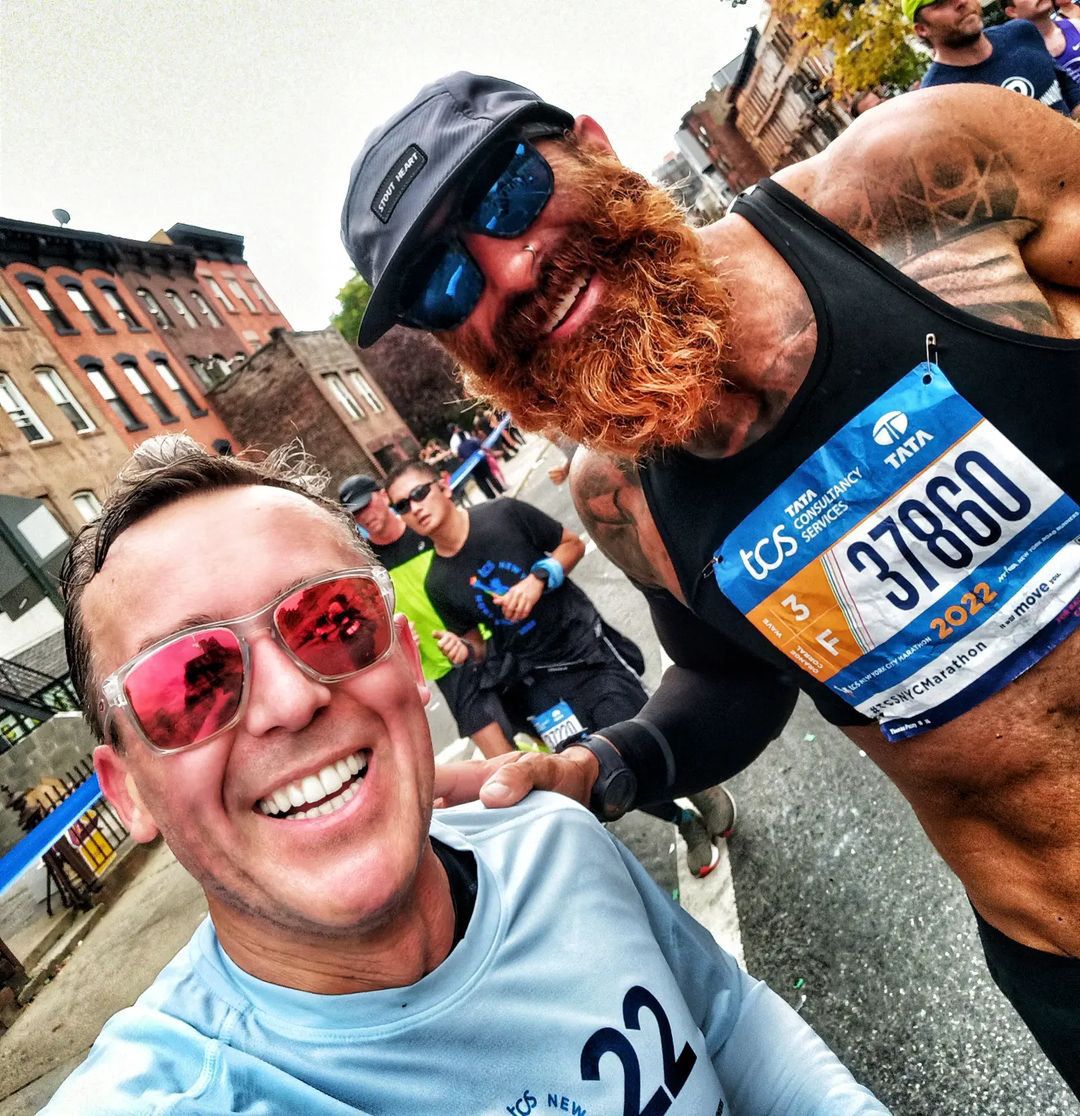 Maciej Kurzajewski startował w maratonie w Nowym Jorku