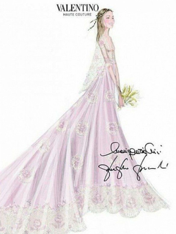 Suknia ślubna Beatrice Borromeo’s 

Fot. Valentino