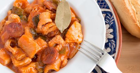 Bigos z żołądków drobiowych