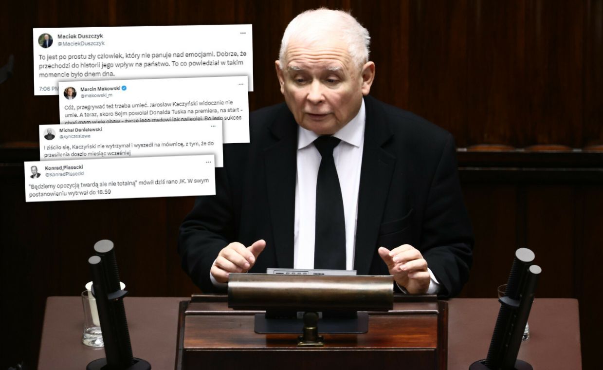 Kaczyński stracił kontrolę? W sieci lawina po wtargnięciu na mównicę