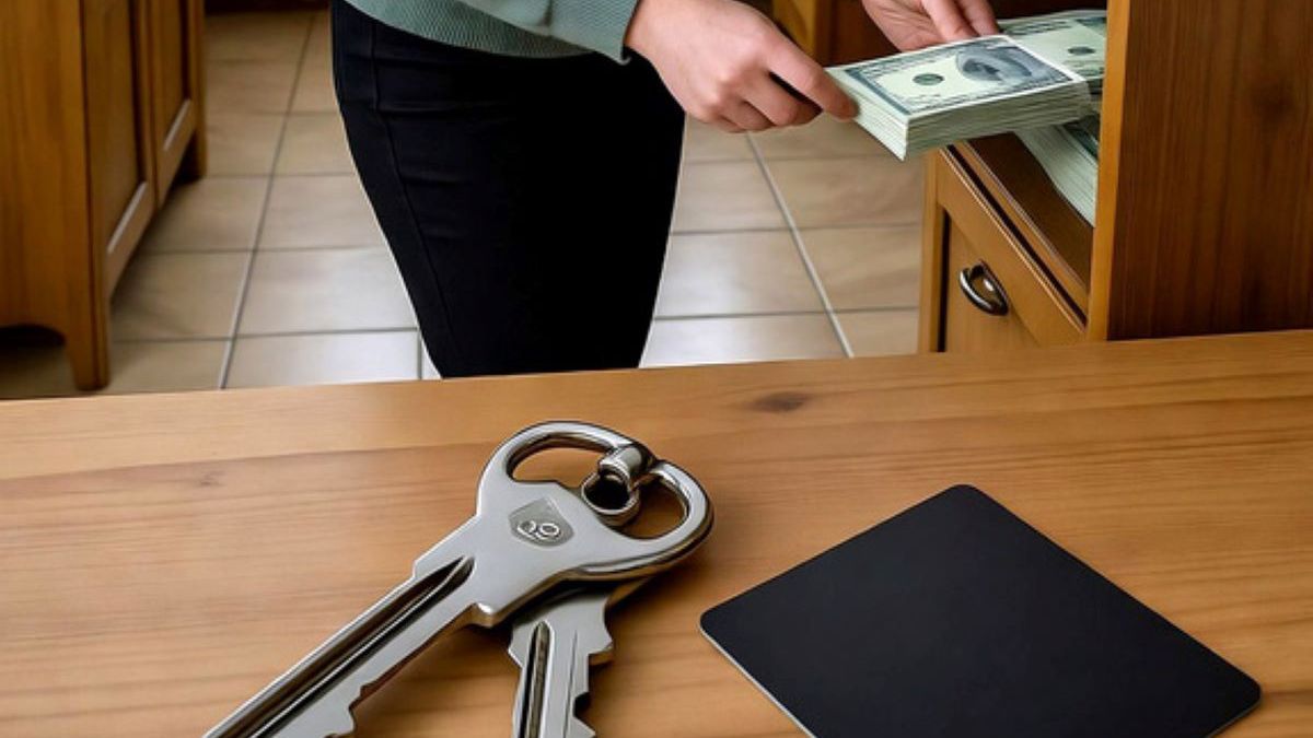 Zgubione klucze otworzyły jej drogę do cudzych pieniędzy