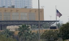 Zmasowany atak na ambasadę USA w Bagdadzie