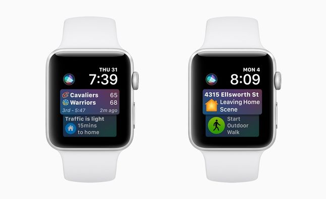 Nowe opcje tarczy Siri w watchOS 5