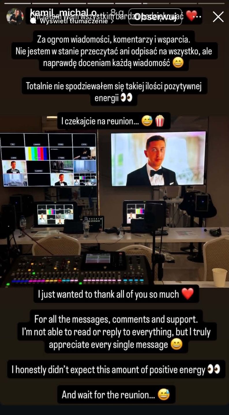 Kamil z "Love is Blind" apeluje o NIEHEJTOWANIE Julii