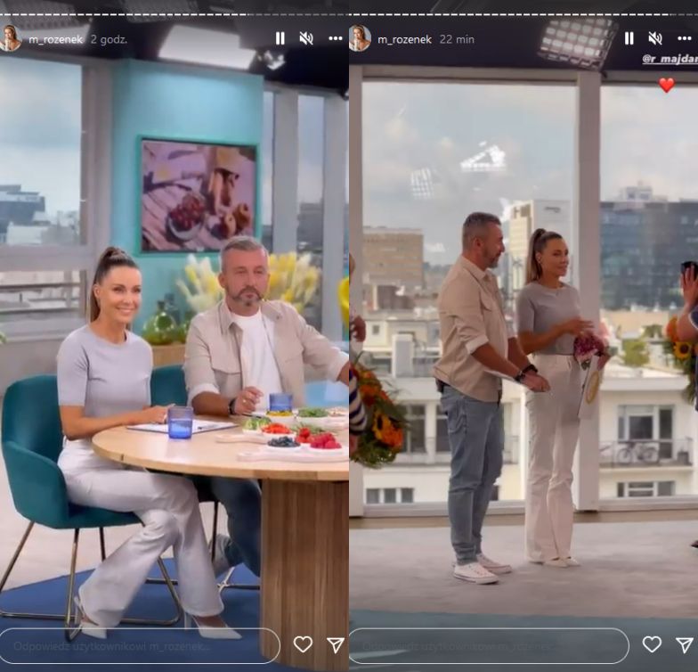 Debiut Małgorzaty Rozenek i Krzysztofa Skórzyńskiego w "Dzień dobry TVN"