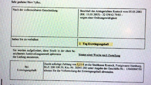 Więzienie za równowartość 21,70 zł. W Niemczech nie ma żartów