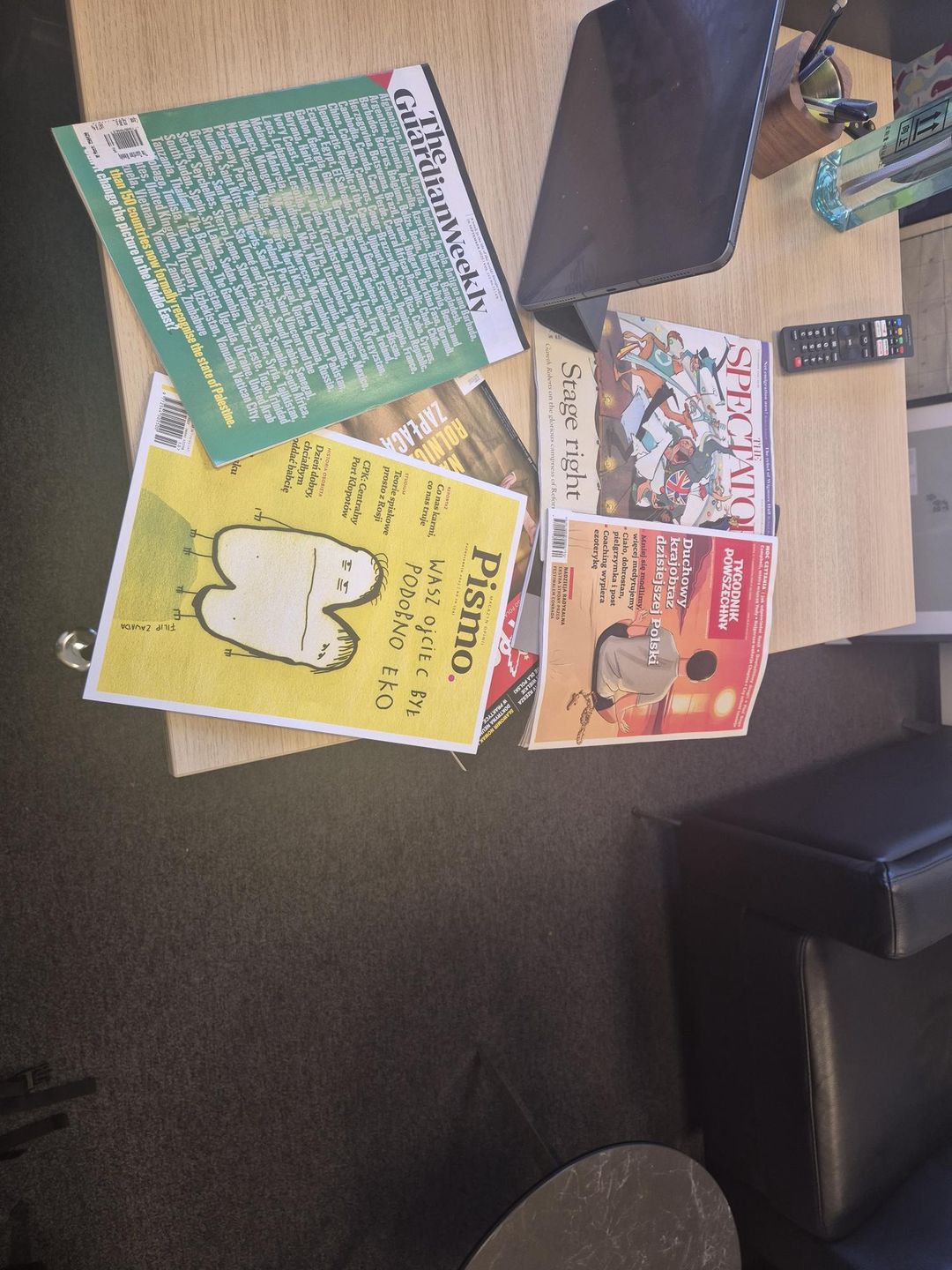 Prasówka w gabinecie Witwickiego