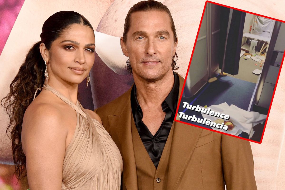 Camila Alves pokazała zdjęcie z wnętrza samolotu po potężnych turbulencjach