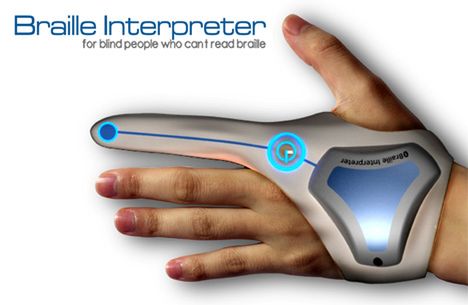 Braille dla niewidomych przez bluetooth 1