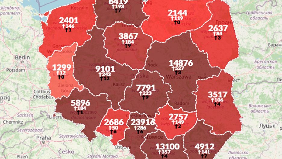 Koronawirus w Polsce. Nowy rekord zakażeń