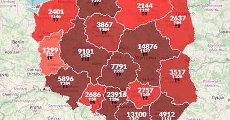 Koronawirus. Padł rekord zakażeń w Polsce. Ponad 3 tys. nowych przypadków COVID-19 [Mapa]
