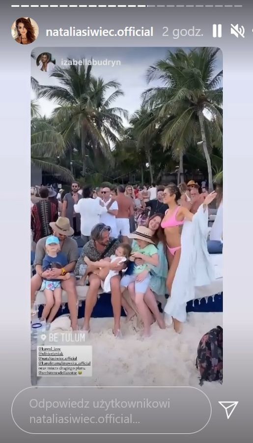 Natalia Siwiec imprezuje na plaży