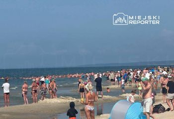Krynica Morska: Łańcuch życia w morzu. Trwają poszukiwania mężczyzny, który zniknął pod wodą