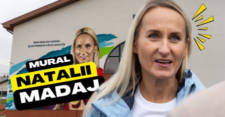 W Szydłowie odsłonięto mural Natalii Madaj - olimpijki z Rio 2016 - VIDEO