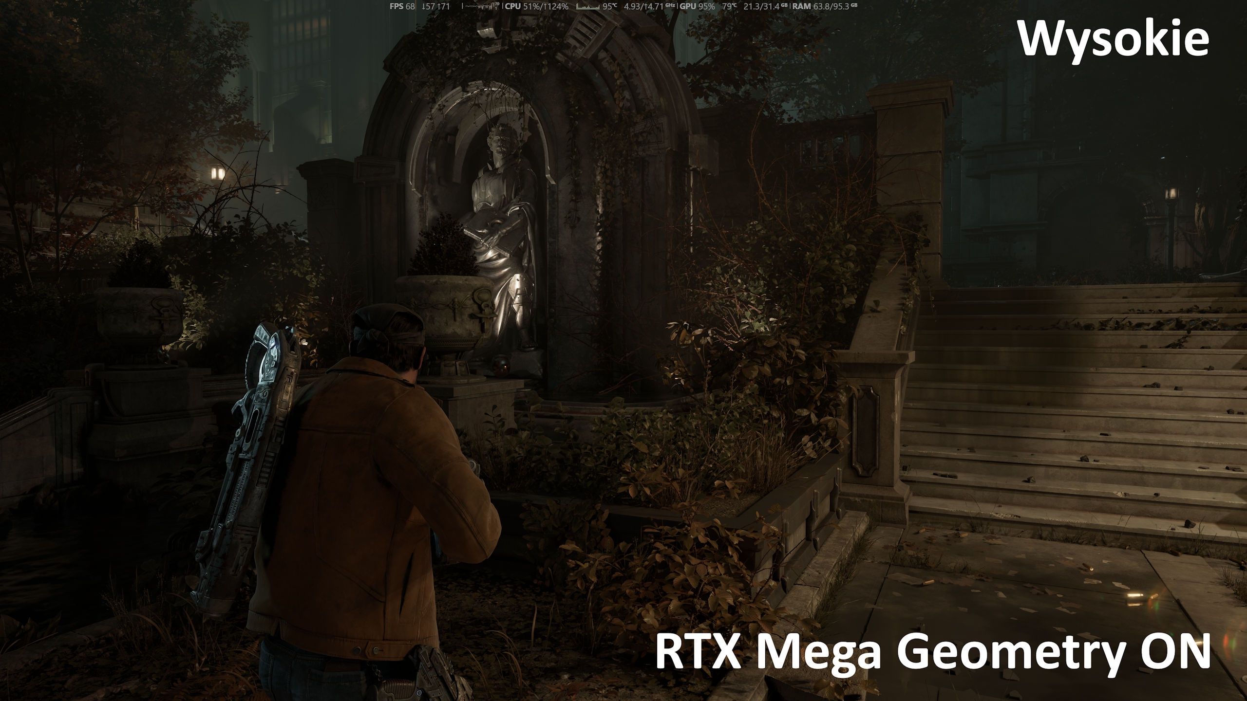 Gears of War: E-Day - ust. Wysokie z RTX Geometry
