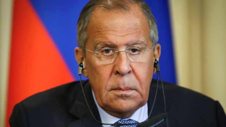 Cavusoglu - Lavrov meeting in MoscowMOSCOW, RUSSIA - AUGUST 24: Russian Foreign Minister Sergey Lavrov is seen during joint press conference with Turkish Foreign Minister Mevlut Cavusoglu (not seen) after their meeting in Moscow, Russia on August 24, 2018. Cem Ozdel / Anadolu Agency 
Dostawca: PAP/AbacaAA/ABACA�awrow, polityk, polityka