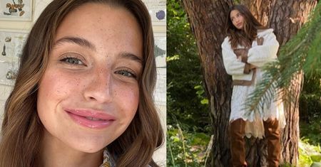 "Piegowata" Julia Wieniawa pozuje W KOŻUCHU I KOZAKACH w upalny dzień. Doceniacie jej poświęcenie? (FOTO)