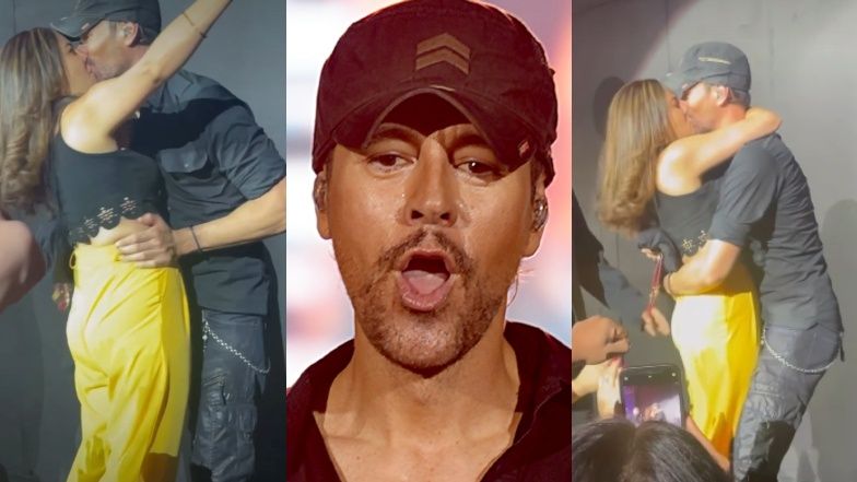 Enrique Iglesias pokazał nagranie, na którym CAŁUJE SIĘ Z FANKĄ