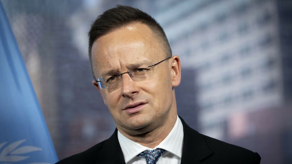 Temporary
Peter Szijjarto, Minister of Foreign Affairs of Hungary, is interviewed by The Associated Press, Friday, March 24, 2023, at United Nations headquarters. Szijjarto said Friday that his country has not voted on whether to allow Finland and Sweden to join NATO because Hungarian lawmakers are sick of those countries' critiques of Hungarian domestic affairs. (AP Photo/John Minchillo)
John Minchillo