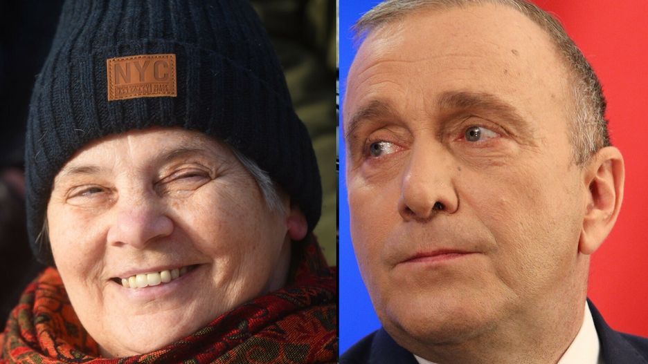 Janina Ochojska i Grzegorz Schetyna (Fot. MAREK LASYK/REPORTER/Tomasz Jastrzebowski/REPORTER)