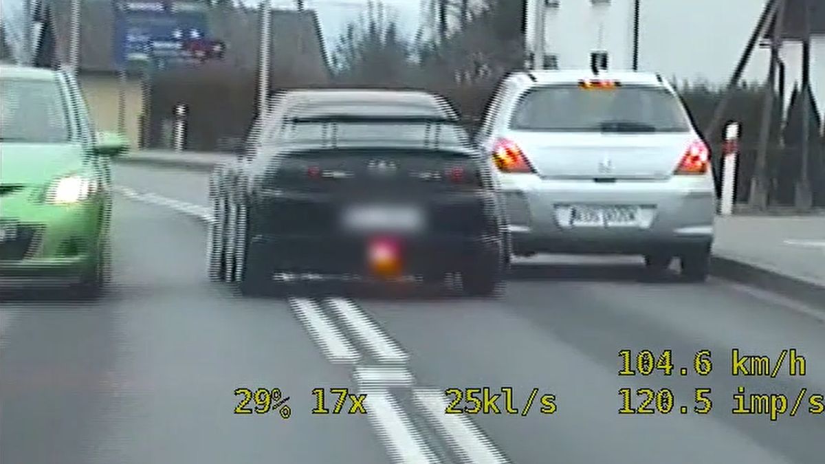 Pirat drogowy co chwilę łamał przepisy  