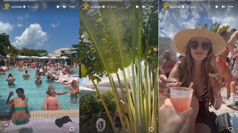 Andziaks szaleje w Miami z koleżankami