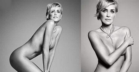 NAGA 57-letnia Sharon Stone! Nadal seksowna? (ZDJĘCIA)
